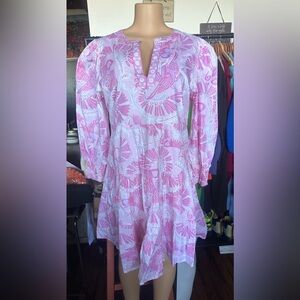 Sail to Sable Floral Long Sleeve Dress